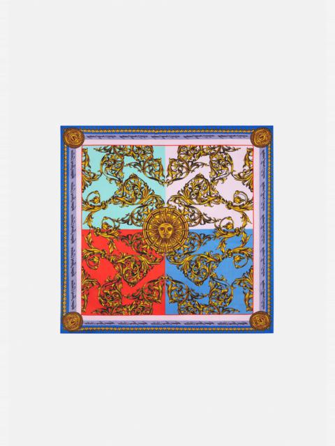 VERSACE JEANS COUTURE Garland Sun Silk Scarf