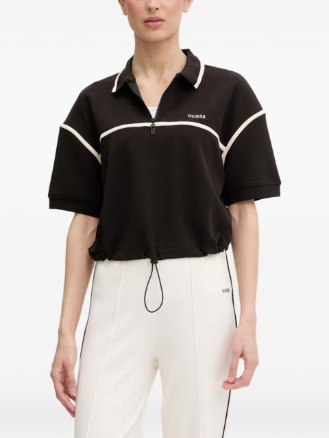 GUESS USA drawstring-hem polo-shirt