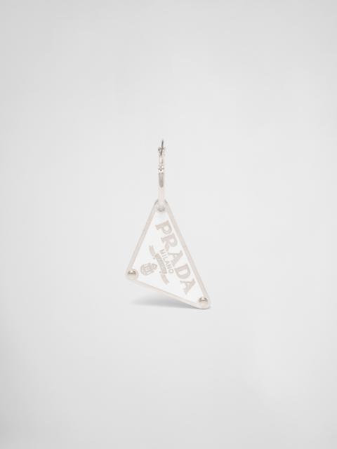 Prada Symbole pendant right earring