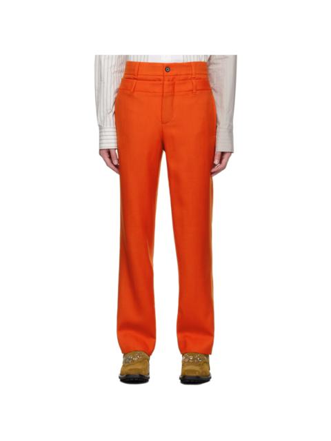 Orange Layered Trousers