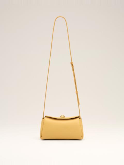 AMI Paris MINI YELLOW COW LEATHER CARROUSEL BAG