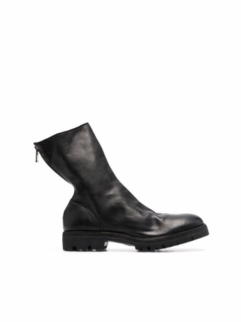 Guidi zipped ankle boots