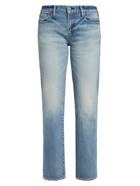 MOUSSY VINTAGE Women's Deland Slim Straight-Leg Jeans - Light Blue