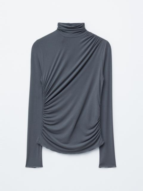 & Other Stories Draped Turtleneck Top