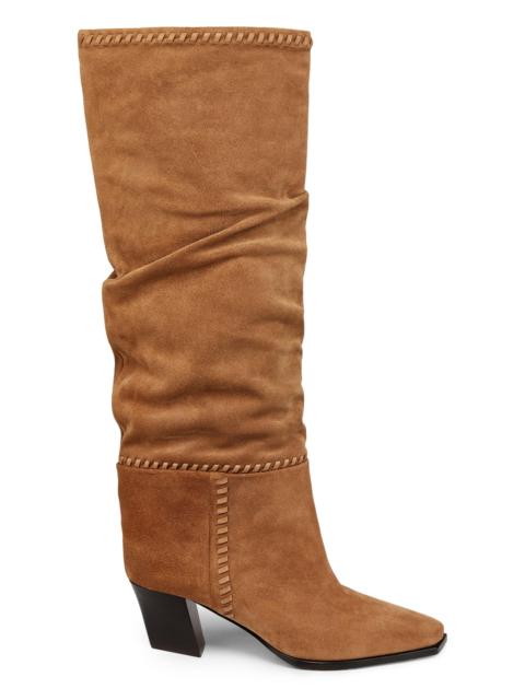 JIMMY CHOO Women's Hart 60MM Suede Knee Boots - Toffee