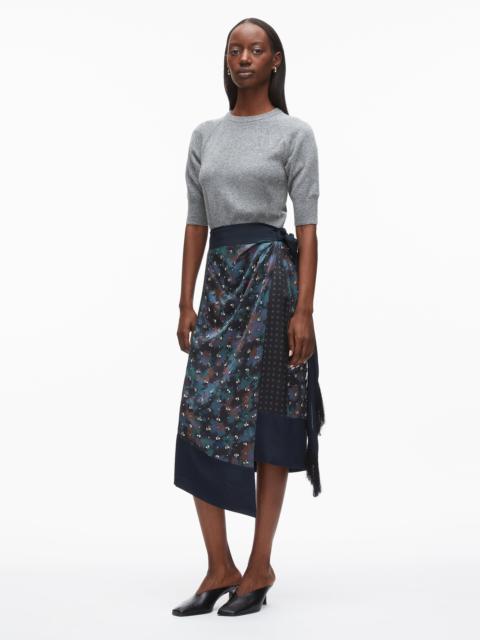 3.1 Phillip Lim Desert Floral Draped Wrap Skirt