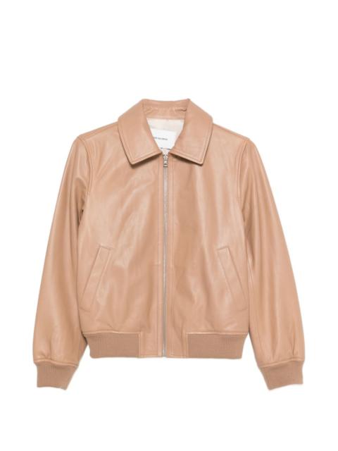 Yves Salomon zip-up lambskin jacket