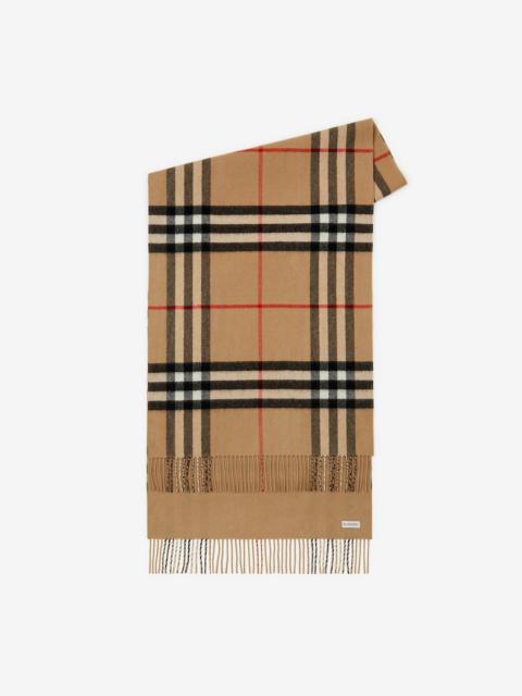 Burberry Reversible Check Cashmere Scarf