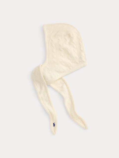 Polo Ralph Lauren Cable-Knit Wool-Cashmere Wrap Snood