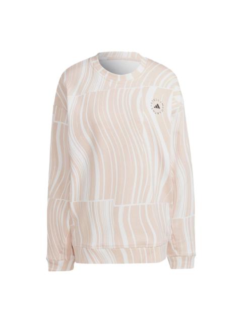 adidas (WMNS) adidas by Stella McCartney TrueCasuals Graphic Sweatshirt 'Beige' HS0986