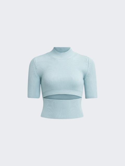 Alaïa Slit Crop Top Menthe