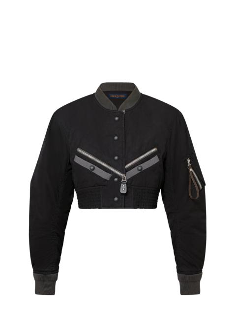 Louis Vuitton Cropped Utility Bomber Jacket