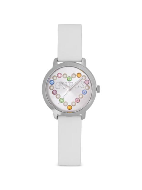 GUESS USA silicone analogue watch 36 mm