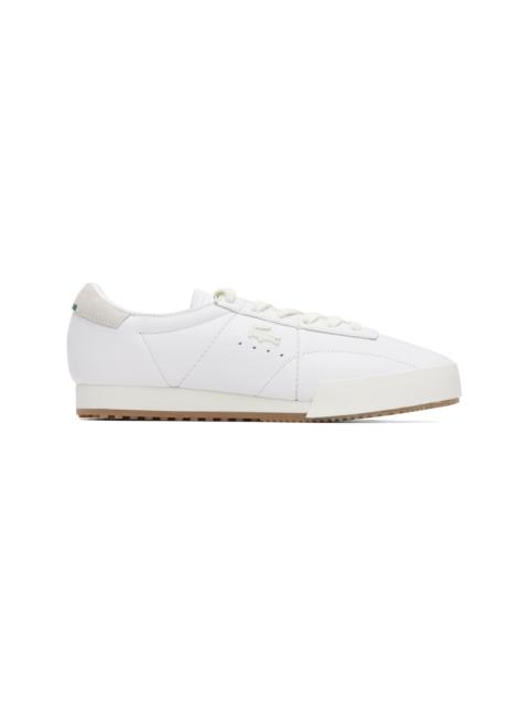LACOSTE White Aura Leather Sneakers