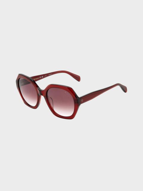 rag & bone Annalise
Geometric Sunglasses