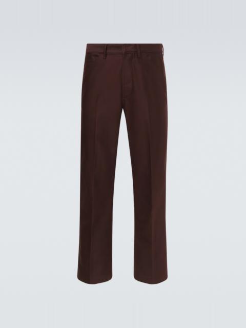 TOM FORD Cotton satin cargo pants