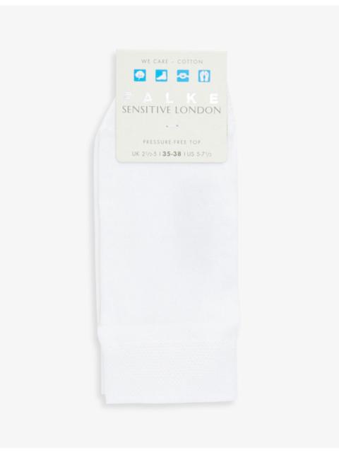 FALKE Sensitive London ankle-rise stretch-cotton socks