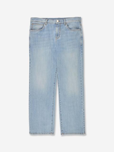 SLOWEAR Five-pocket boyfriend fit denim trousers