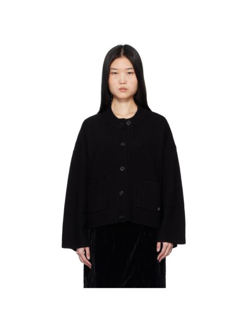 Holzweiler Black Wool Wide Cardigan