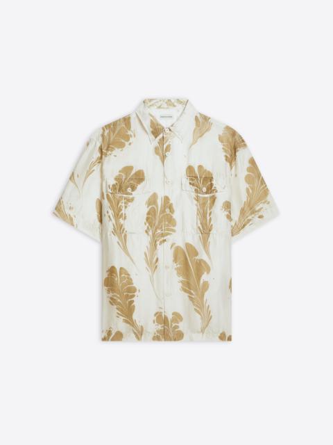 HAND PRINTED SILK SHIRT