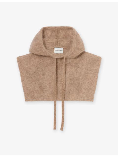 Claudie Pierlot Ribbed Wool-Blend Balaclava