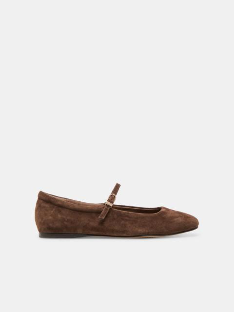 dolce vita REYES BALLET FLATS DK BROWN SUEDE