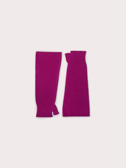 BY FAR LINZ WARMER FUCHSIA CASHMERE