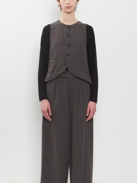 pas de calais Premium Wool Tweed Vest