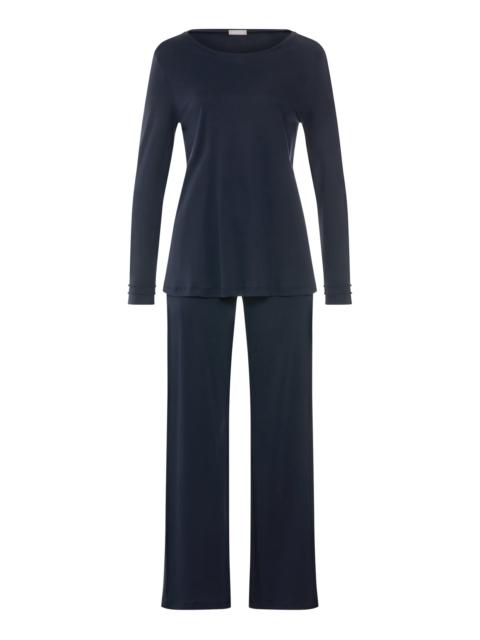 HANRO Pilar Pleated Cotton Pajama Set