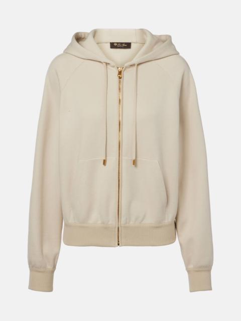 Loro Piana Viera cotton, silk, and cashmere hoodie