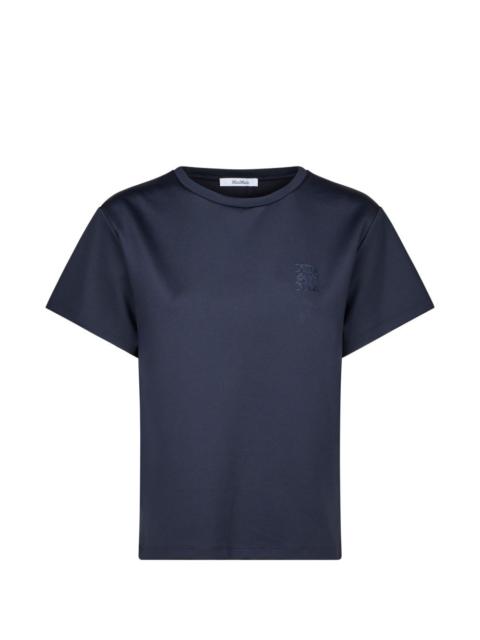 Max Mara logo-embroidered T-shirt