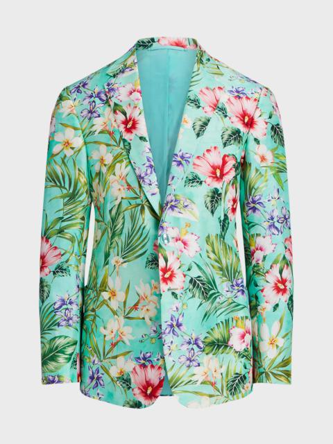 Ralph Lauren Men's Kent Hand-Tailored Floral Silk Sport Coat