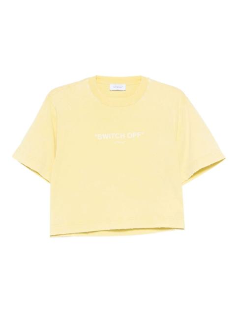 Off-White slogan-print T-shirt