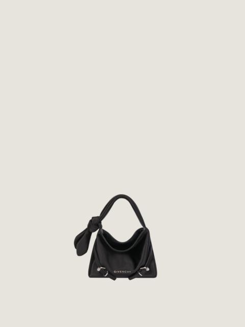 Givenchy NANO VOYOU BAG IN SATIN WITH BOW DETAIL