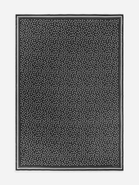 Dolce & Gabbana Polka-dot modal and cashmere scarf