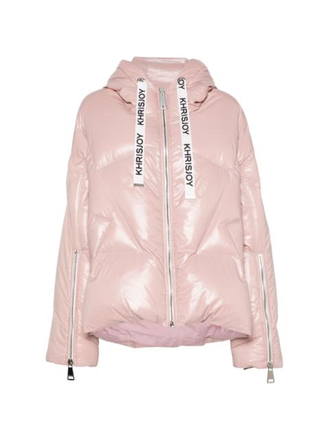 Khris shiny puffer jacket