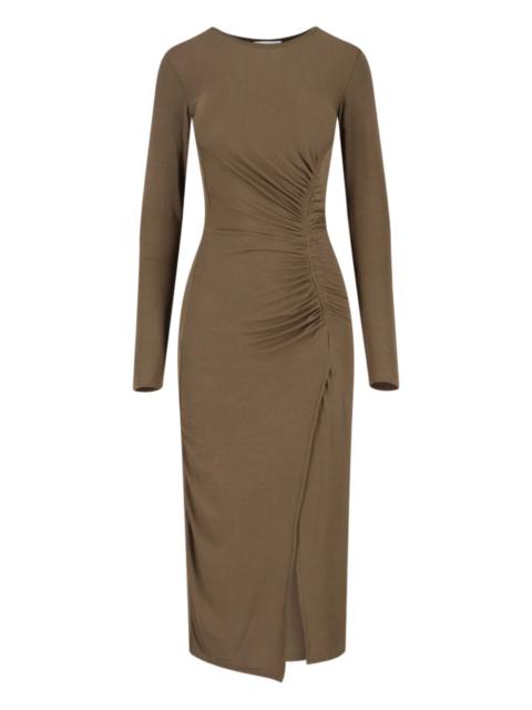 Isabel Marant side-ruched midi dress