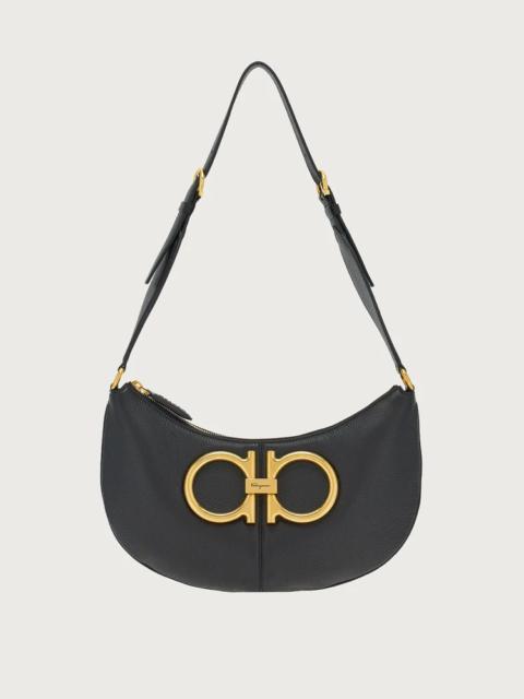 FERRAGAMO MAXI GANCIO SHOULDER BAG