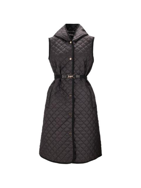 Max Mara hooded quilted gilet