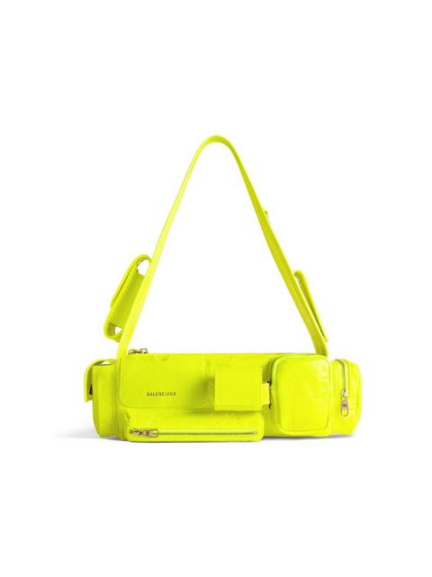 BALENCIAGA Women's Superbusy Xs Sling Bag  in Fluo Yellow