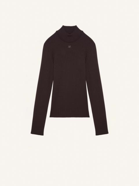 courrèges PULL COL MONTANT REEDITION