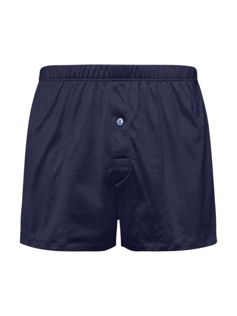 HANRO Cotton Sporty Knit Boxers - Midnight