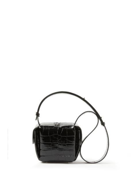 SUNNEI LACUBETTO BAG / black croco