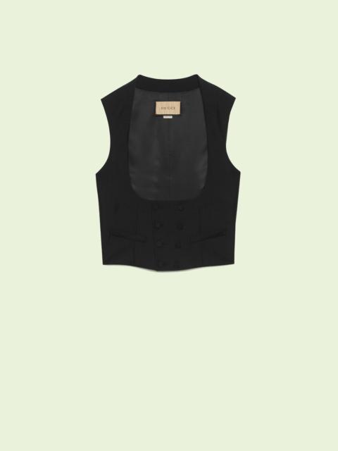 GUCCI Wool mohair formal vest