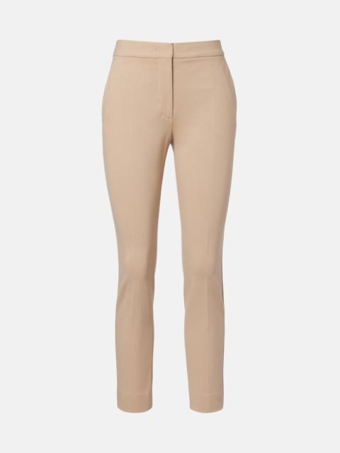 Max Mara Pegno jersey cropped slim pants