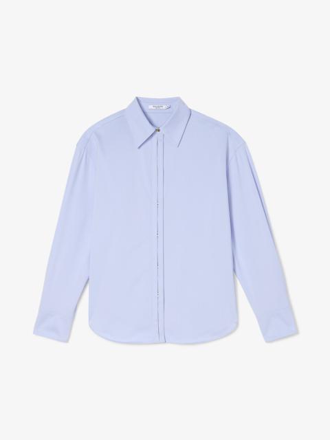 M.M.LaFleur Filomina Boyfriend Shirt - Knit Poplin
