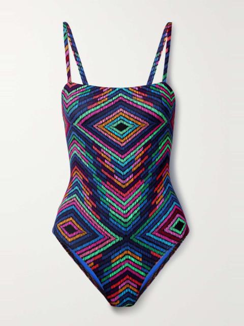 ERES Les Essentiels Optique printed swimsuit