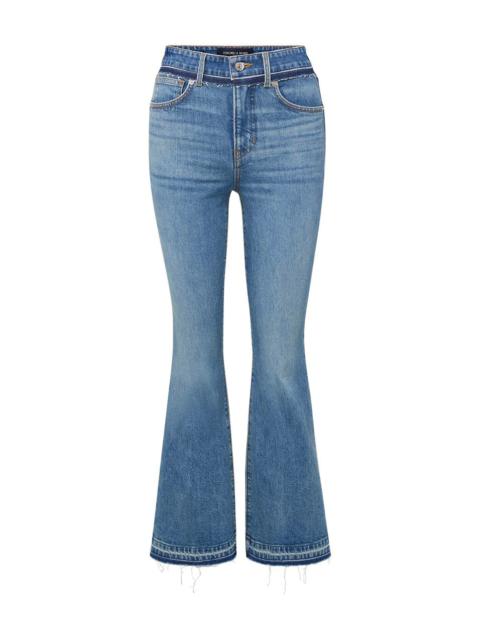 CARSON KICK-FLARE JEAN | TWO-TONE