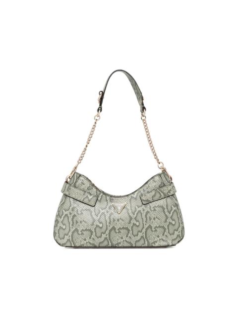 GUESS USA Serenova snake-print shoulder bag