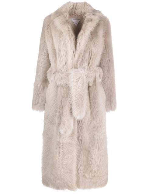 Bottega Veneta single-breasted belted coat